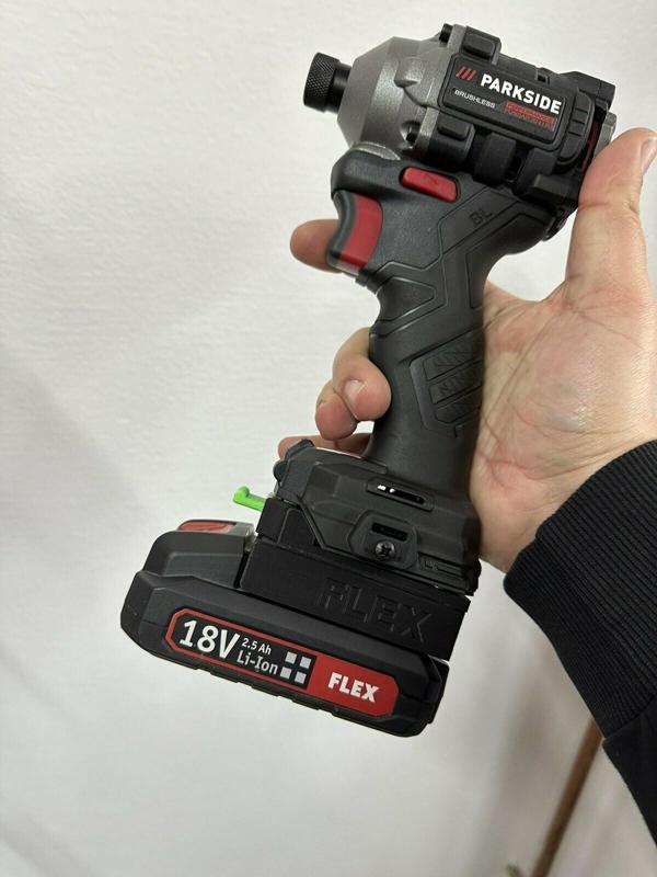 FLEX BATTERY ON PARKSIDE TOOLS