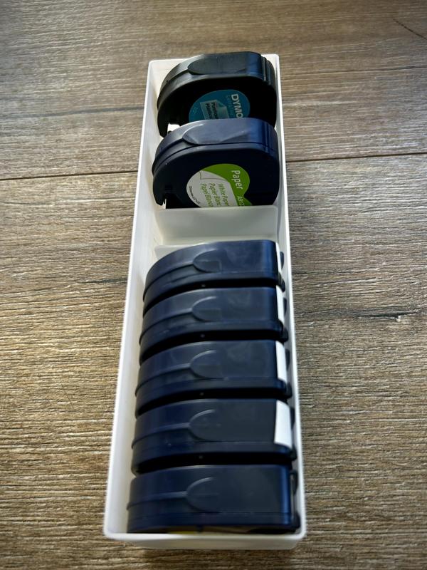 Labelmaker Cartridge Storage Drawer for Dymo LetraTag