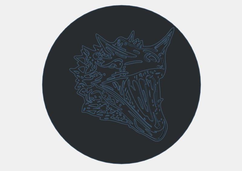 House Of the Dragon Caraxes Wall Art