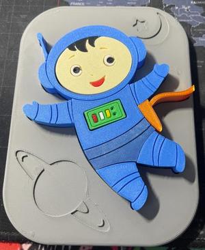 Astronaut - puzzle for kids