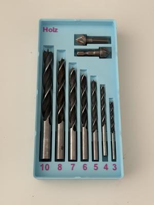 stackable gridfinity for wood drillbits