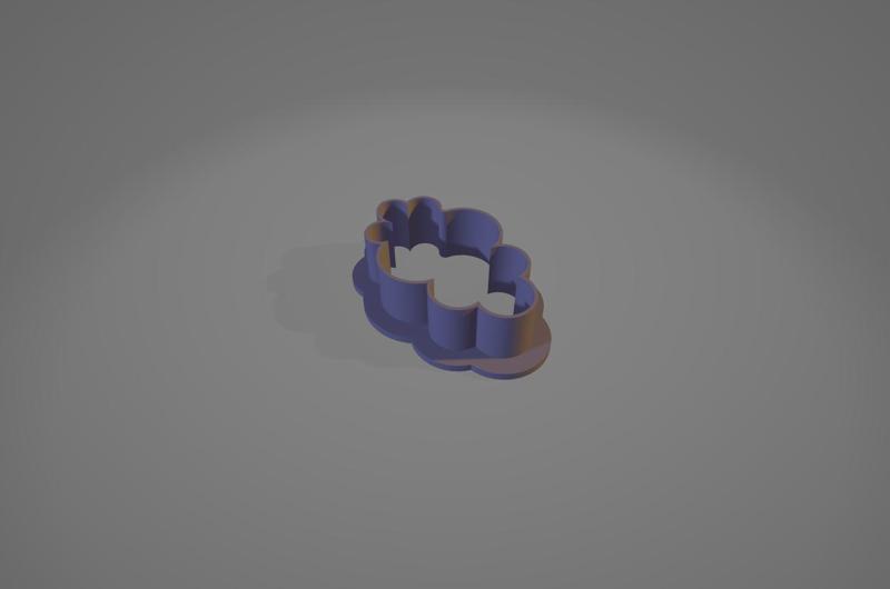 Carrot cookie cutter