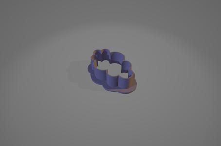 Carrot cookie cutter