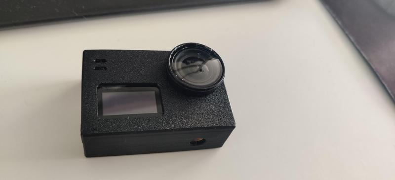SJCAM flexible case - no mic holes and lens cover hole extend