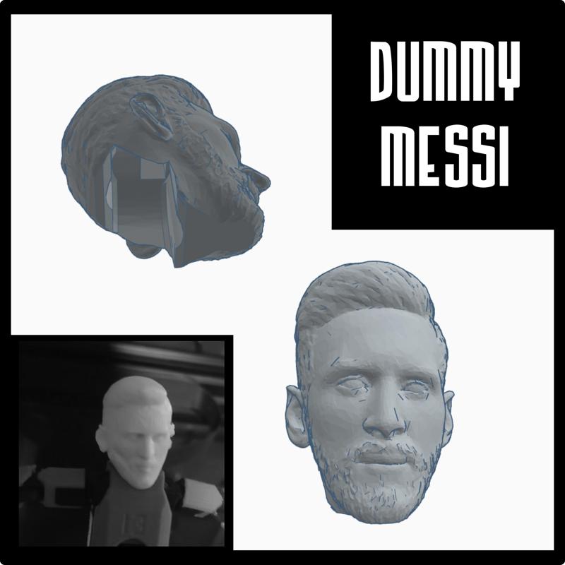 cabeza Dummy 13 Messi