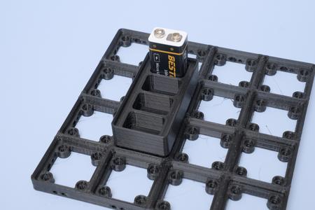 Gridfinity Bin for 9V Batteries