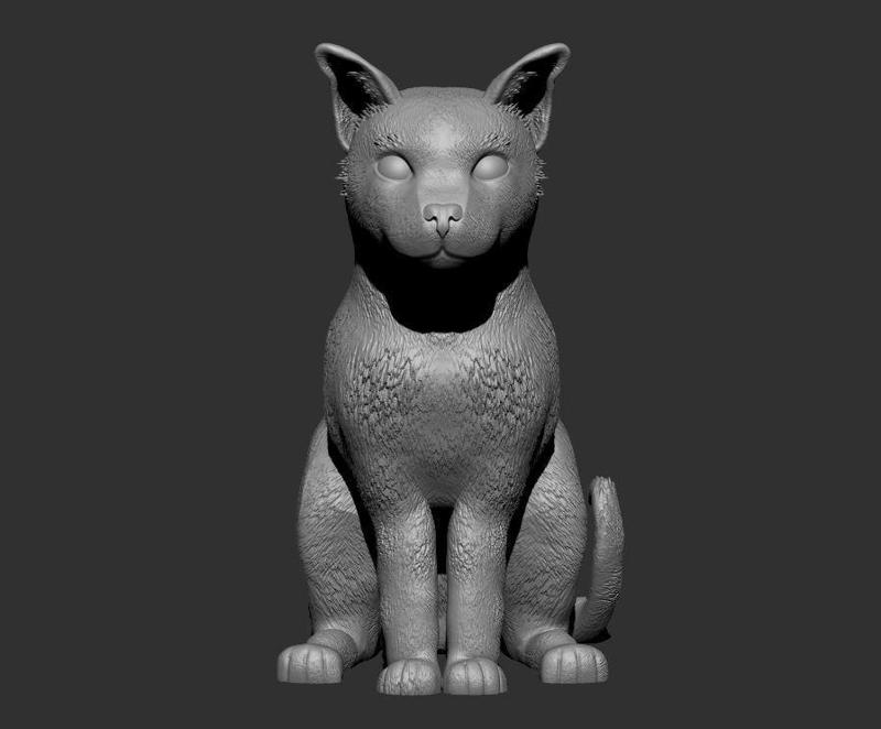 Standard Domestic Cat - Realistic and Charming Design