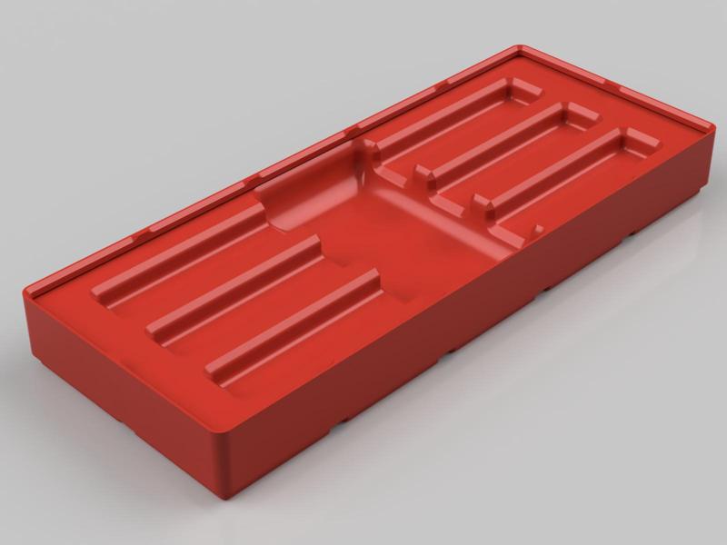 Gridfinity 5x2x3 holder for prying tools set