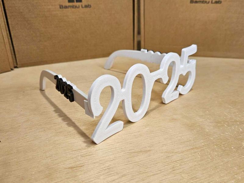 2025 New Year Glasses