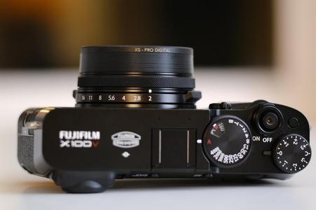 49mm to 52mm filter adapter for Fuji X100V / X100VI camera - angular version II