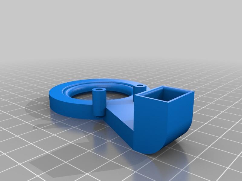 Round fan duct for Anet A6 Titan mount by Xalky