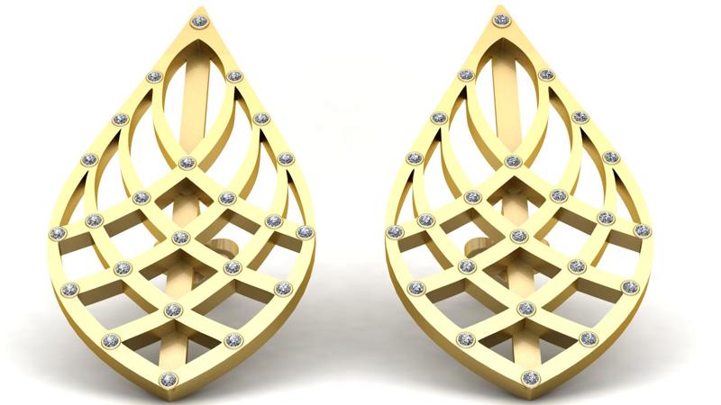 AMERICAN GOLDEN EARRING 3D PRINTABLE MODEL
