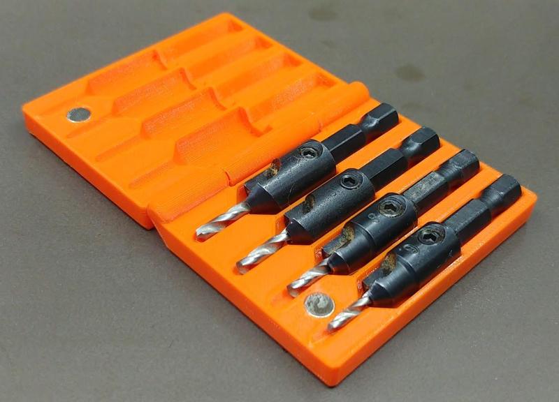 Countersink Drill Bit Set Container