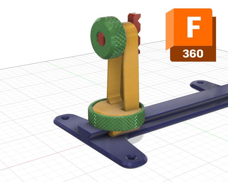 Adjustable PCB Holder Tool (Fusion360)