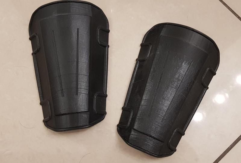 Dredd 2012 Costume Shin Guards