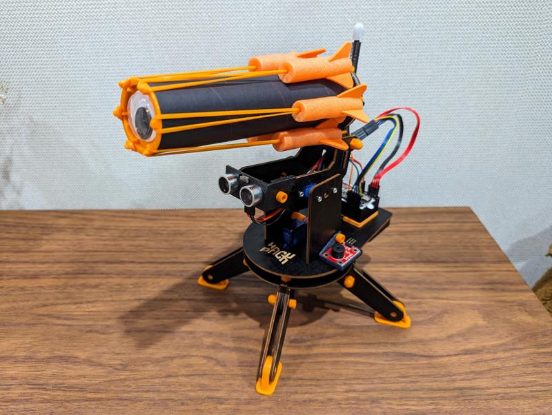 IR Turret Buzzer Mount - CrunchLabs Hack Pack 001