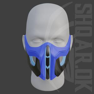 Sub Zero mask from Mortal Kombat 11 - Ice Tears