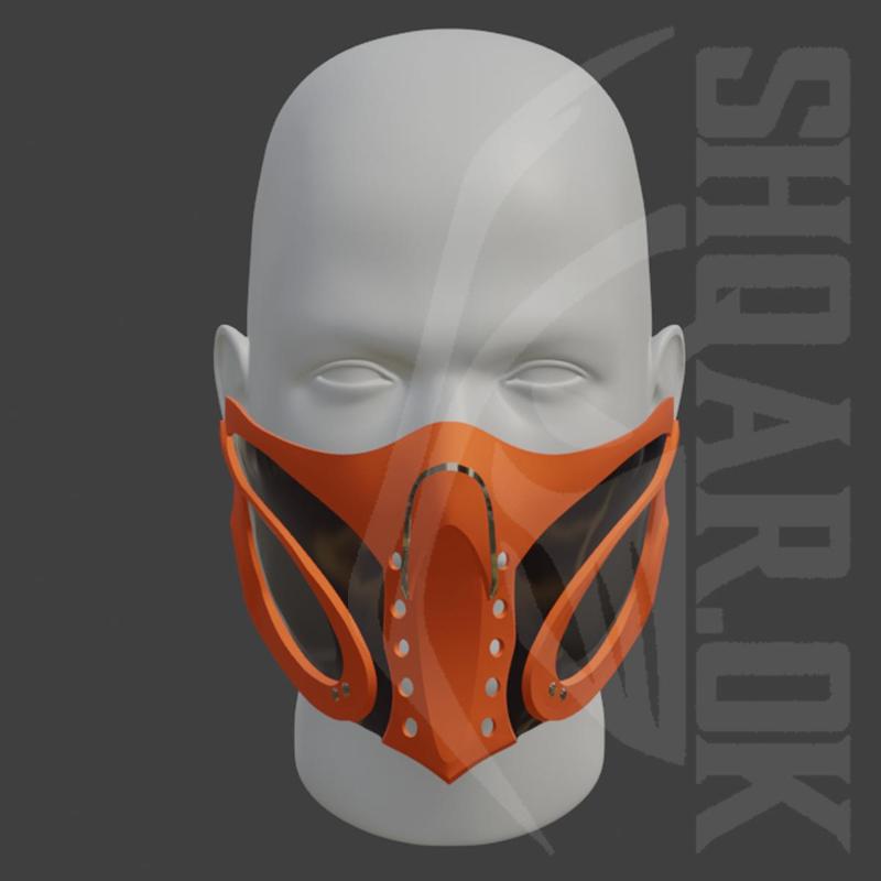 Erron Black mask from Mortal Kombat 11 - Recidivist