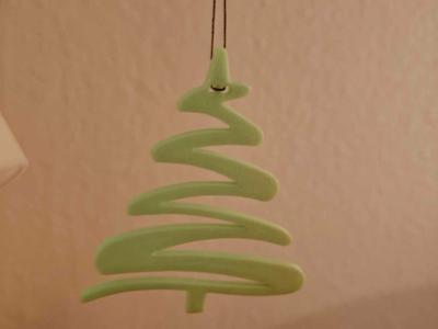 Modern christmas ornament