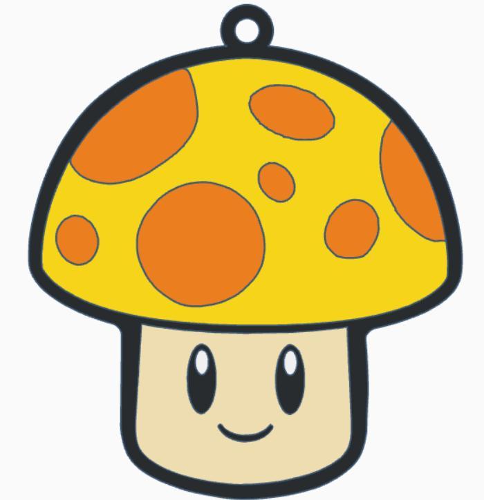 Solar Mushroom Keychain. Plants vs Zombies