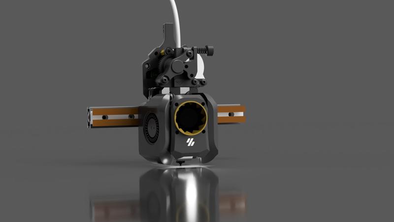 Archetype Blackbird Toolhead (WIP) - NF - CRAZY Volcano hotend with 30mm fan, VZ-hextrudort, Chaoticlab CNC TAP, custom faceplate, EBB36 Mount