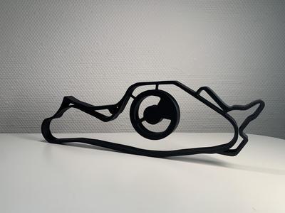 Porsche Weissach Test Track Silhouette