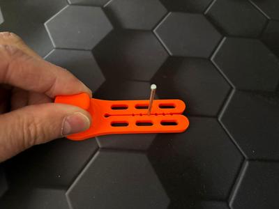 Finger saving nails holder