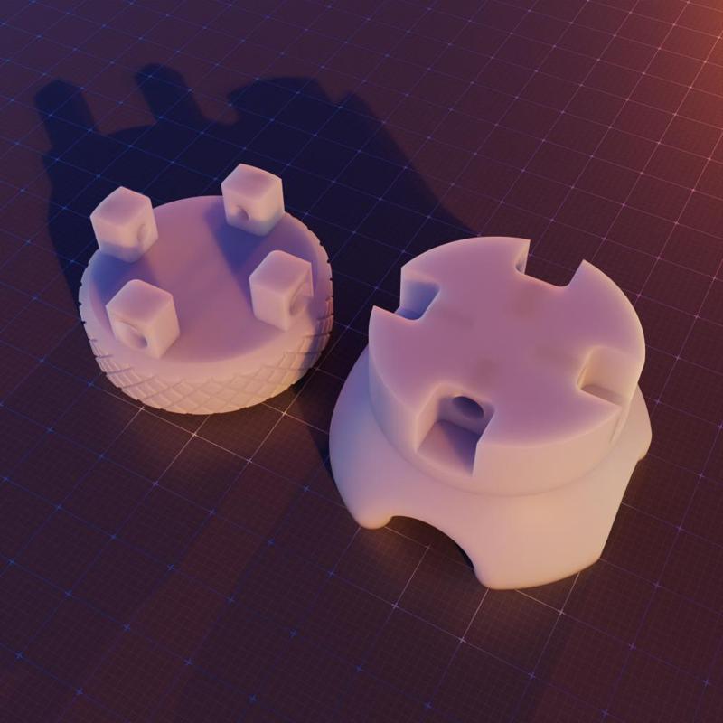 SpaceMouse V2 detachable knob