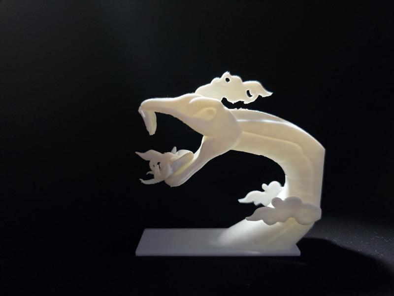 Year of the Snake 3D Printed Sculpture