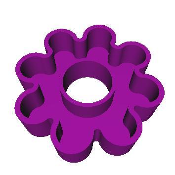 Take out flower piece
