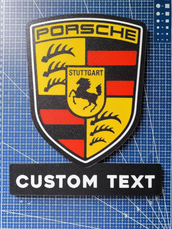 Porsche Customizable Lightbox LED Lamp