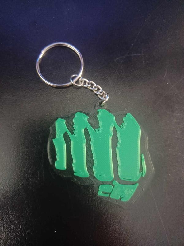 Hulk Fist Keychain - Haymaker Version