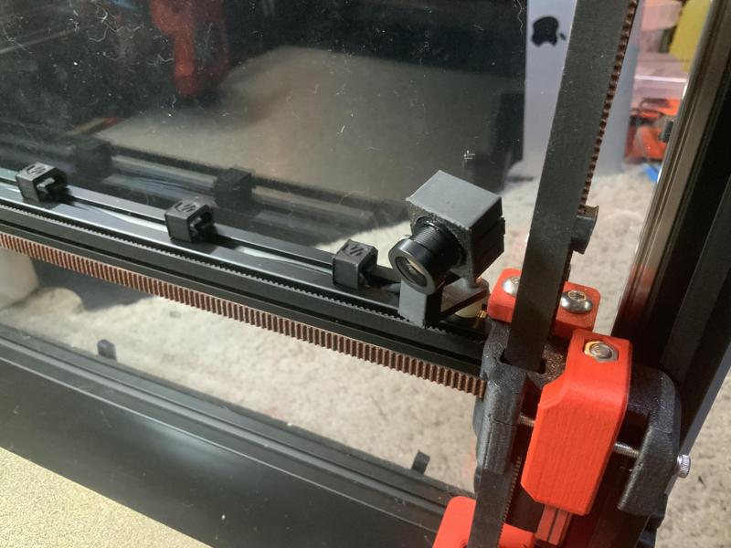 Voron 15x15mm gantry camera mount