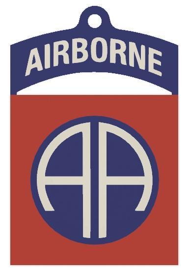 82nd Airborne Div. Patch Keychain