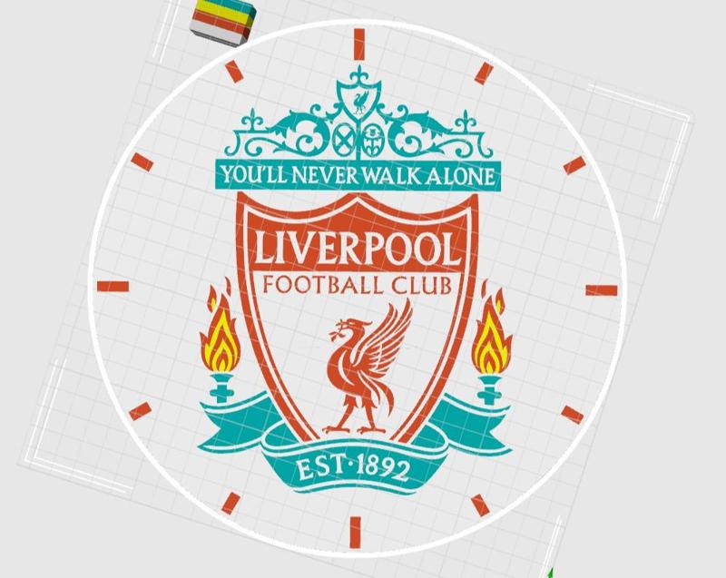 FC Liverpool clock