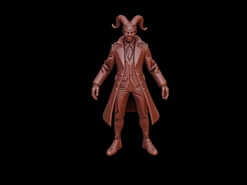 Spring-Heeled Jack Bust