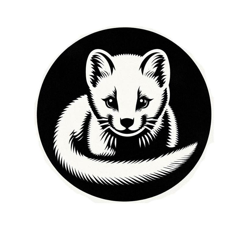 Coaster / pendant: Marten 7