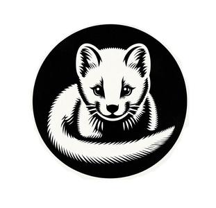 Coaster / pendant: Marten 7