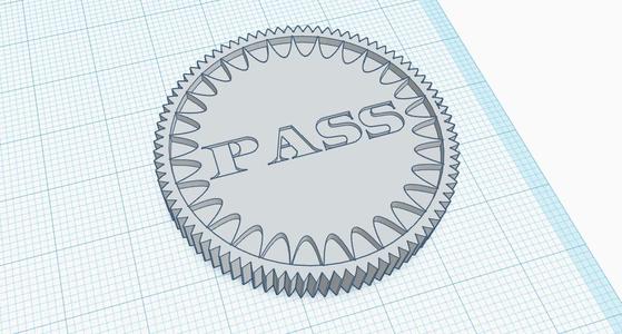 Pass Fail Coin