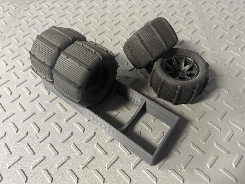 Tire Rack for RC Cars