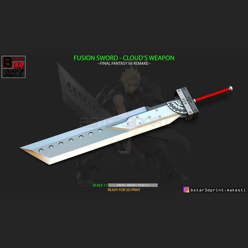 Fusion Sword Cloud - Final Fantasy VII remake