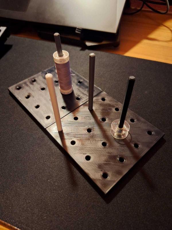 Modular holder for sewing bobbins