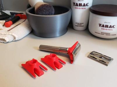 Organic Base Plates for Gillette Tech safety razor ( fat handle)