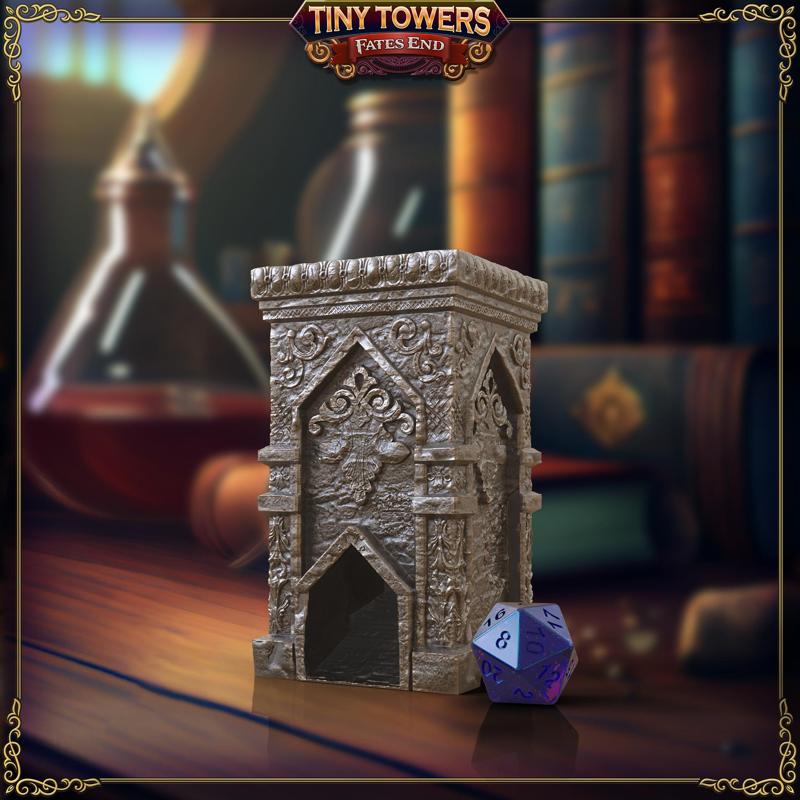 MONOLITH DICE TINY DICE TOWER - SUPPORT FREE!