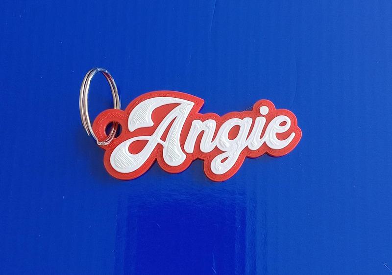 Keychain name Angie