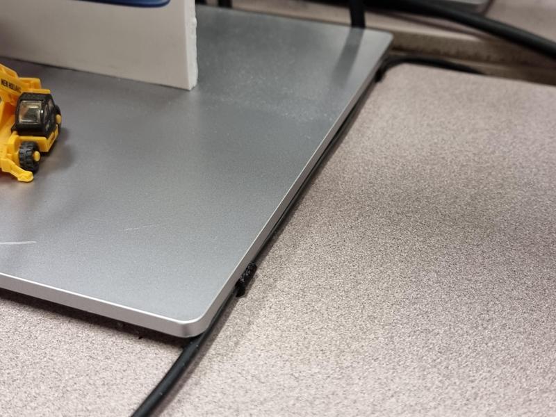 keyboard mouse cable guide