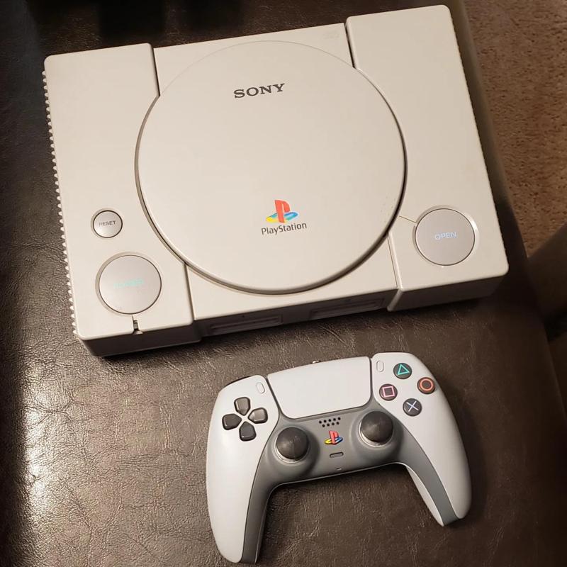 PS5 Analog Stick with PS3, PS2, PS1 Style Convexed Top (Also works on PS4 Controller)