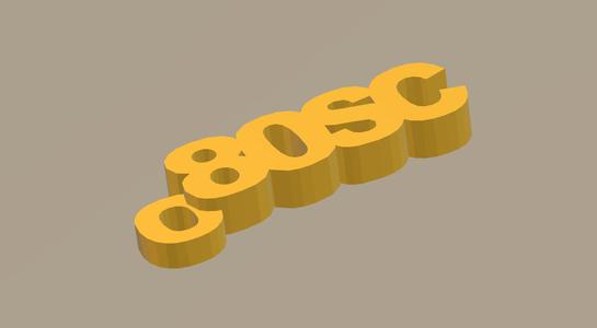 PORTE CLÉ PEUGEOT 80 SC