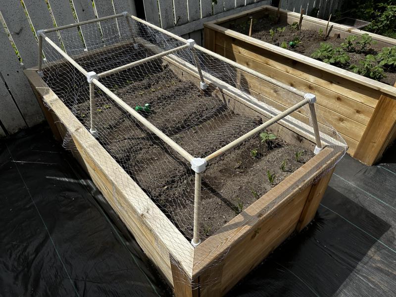 Garden Box Bird Netting Frame