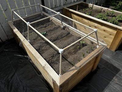 Garden Box Bird Netting Frame